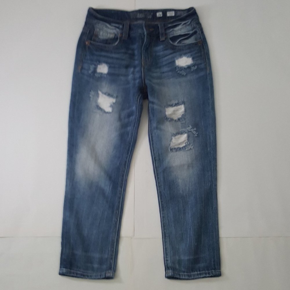 Women's MISS ME Capri Jeans Size  26 Blue - Picture 4 of 11